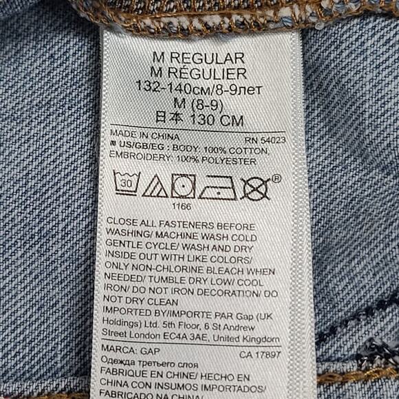 Gap Kids Disney jacket denim blue Size Medium (8-9) Embroidered Mickey mouse - Picture 7 of 8